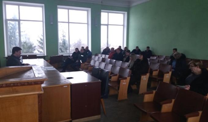 У райдержадміністрації відбулось засідання районної комісії з питань техногенно-екологічної безпеки та надзвичайних ситуацій