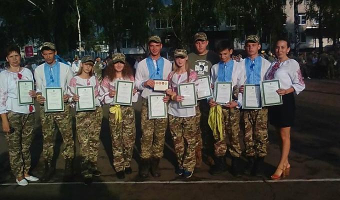 Учні Міловського району прийняли участь у Всеукраїнському Вишколі «Джура-прикордонник»
