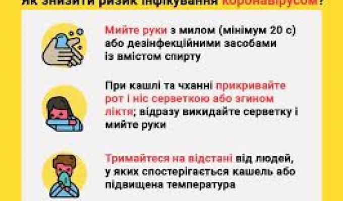Разом запобігаємо поширенню коронавірусу