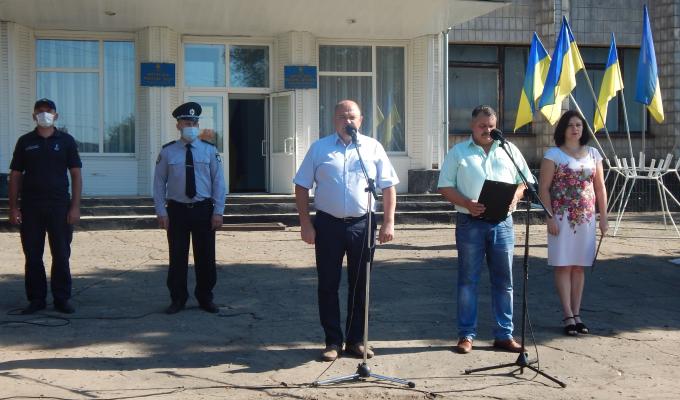 НА МІЛОВЩИНІ ВІДБУВСЯ ЗАХІД  ДО ДНЯ ДЕРЖАВНОГО ПРАПОРА УКРАЇНИ