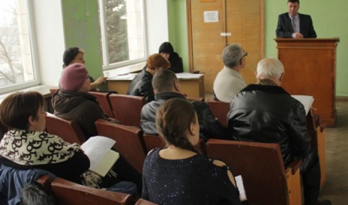 Питання реконструкції монументального комплексу «Україна - визволителям» розглядалося на засіданні Громадської ради при райдержадміністрації