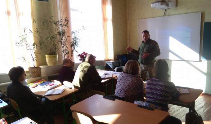 У Міловому відбулися одноденні навчальні збори вчителів предмету «Захист Вітчизни»