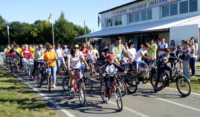 На Міловщині відбувся патріотичний велопробіг до Дня Незалежності України