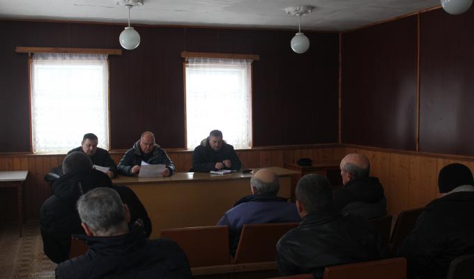 На Міловщині проведено штабні тренування на тему: «Виконання завдань під час несприятливих погодних умов в зимовий період»