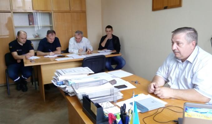 У райдержадміністрації проведено засідання районної комісії з питання проведення технічної інвентаризації захисних споруд цивільного захисту