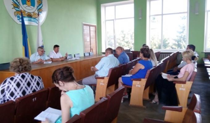 У райдержадміністрації відбулось засідання організаційного комітету щодо організації та проведення XVIII обласних літніх сільських  спортивних ігор