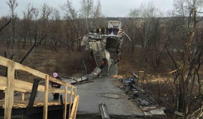 Бойовики ЛНР блокують реконструкцію мосту у Станиці Луганській
