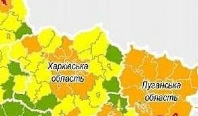 На території Міловського району запроваджено «помаранчевий» рівень епідемічної безпеки поширення гострої респіраторної хвороби COVID-19