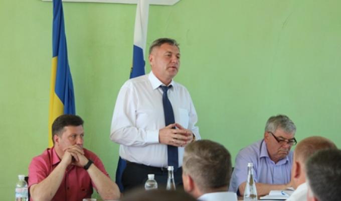 Юрій Гарбуз провів нараду з активом  Міловського району