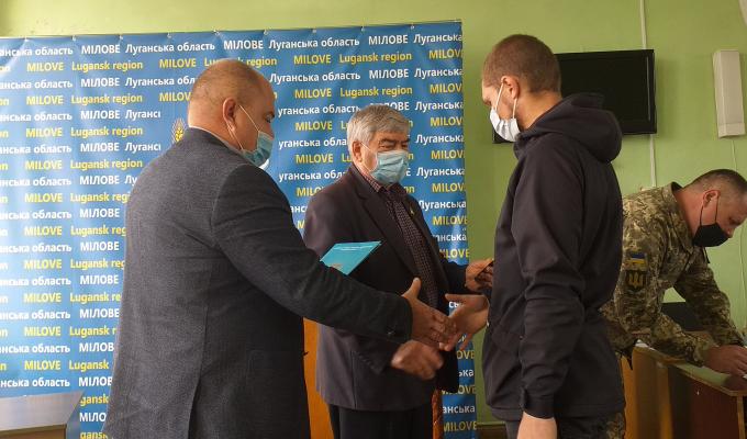 На Міловщині пройшло урочисте засідання  призовної комісії з нагоди проводів призовників на строкову військову службу