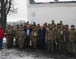 Військовослужбовців Міловщини привітали з професійним святом
