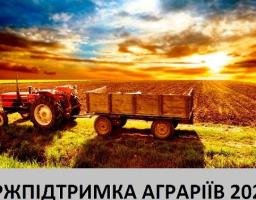 Державна підтримка аграріїв у 2020 році