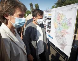 Президенти України та Швейцарії ознайомилися з об’єктом «Великого будівництва» й поспілкувалися з фермерами Луганщини